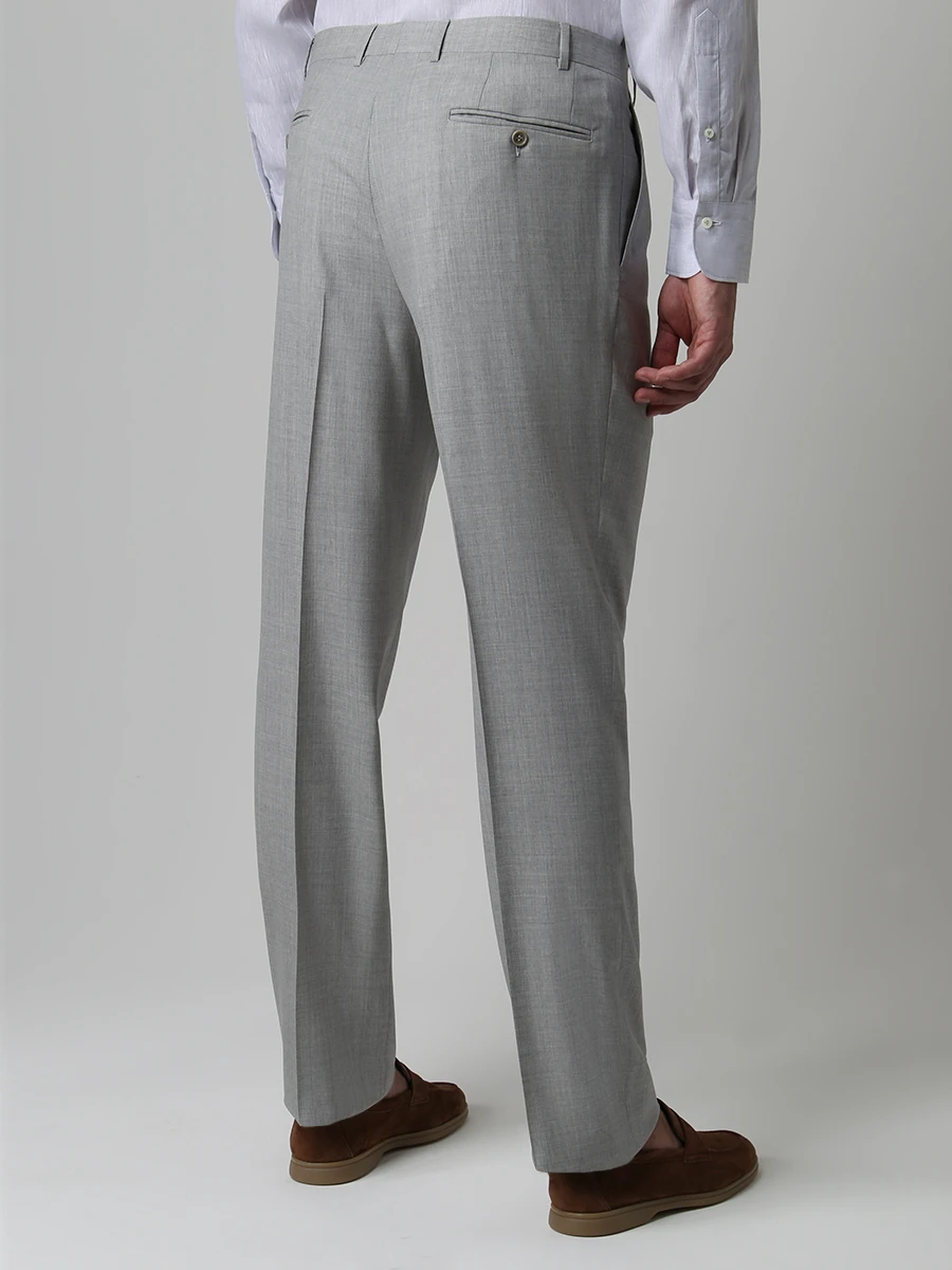 Классический костюм из шерсти CANALI L11320.11.30066-св.сер, размер 52, цвет серый - фото 6
