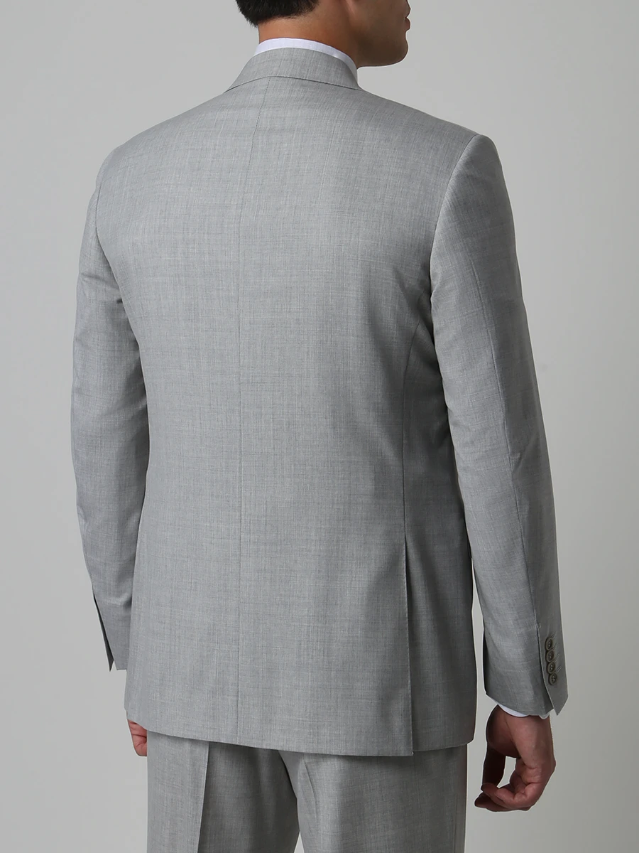 Классический костюм из шерсти CANALI L11320.11.30066-св.сер, размер 52, цвет серый - фото 3