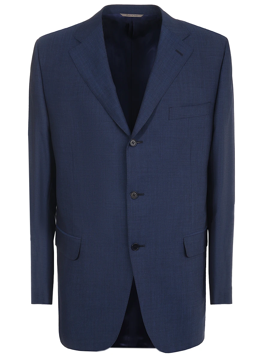 Классический костюм из шерсти CANALI L11220.30066.30-син, размер 56, цвет синий - фото 2