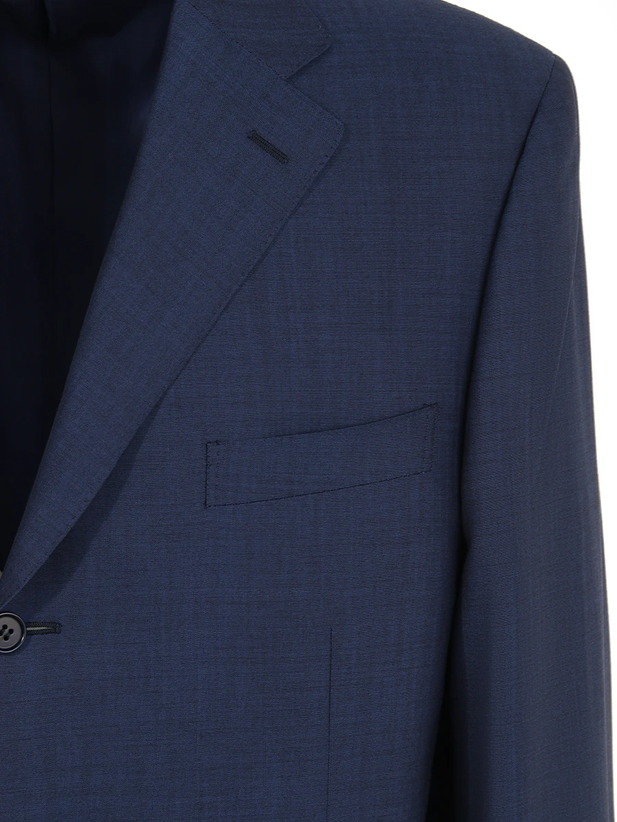 Классический костюм из шерсти CANALI L11220.30066.30-син, размер 56, цвет синий - фото 4