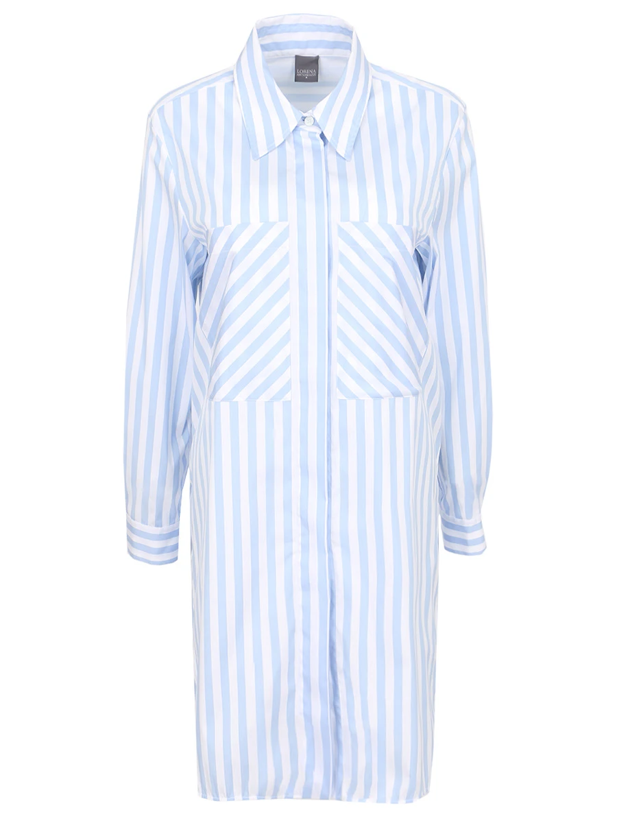 Рубашка-туника из хлопка LORENA ANTONIAZZI LP3550CA14/2914, размер 42, цвет белый LP3550CA14/2914 - фото 1