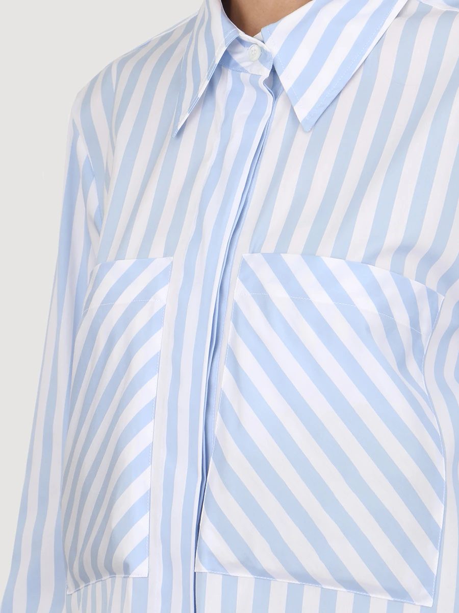 Рубашка-туника из хлопка LORENA ANTONIAZZI LP3550CA14/2914, размер 42, цвет белый LP3550CA14/2914 - фото 6
