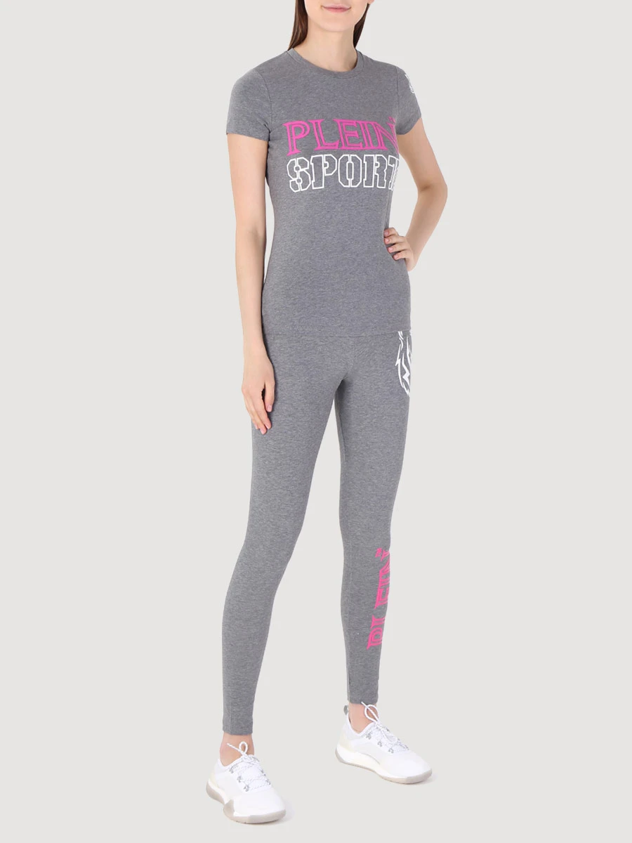 Футболка хлопковая с принтом PLEIN SPORT S19C WTK1197 Принт  Фото 2