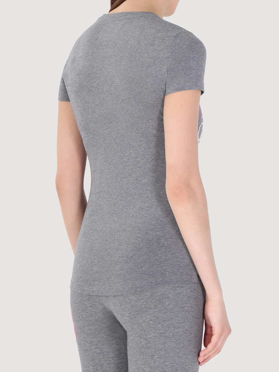 Футболка хлопковая с принтом PLEIN SPORT S19C WTK1197 Принт  Фото 3