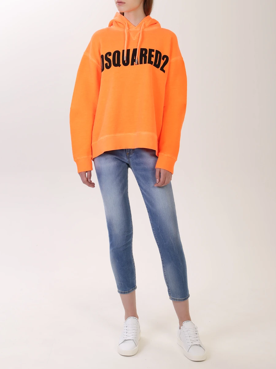 Хлопковые джинсы DSQUARED2 s75bl0115 s30595 470 Деним  Фото 2