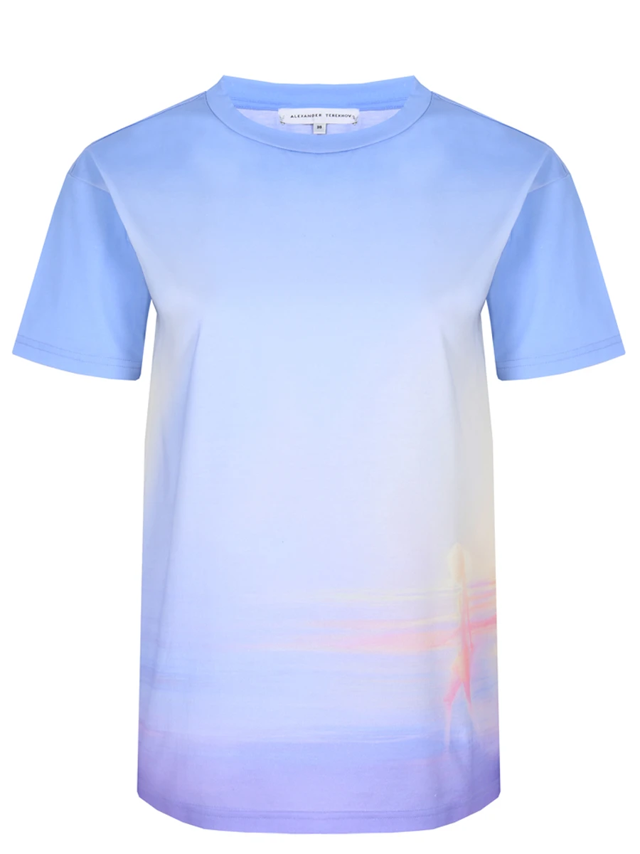 

Футболка хлопковая, Мультиколор, TSH039/5890.GB701/S19