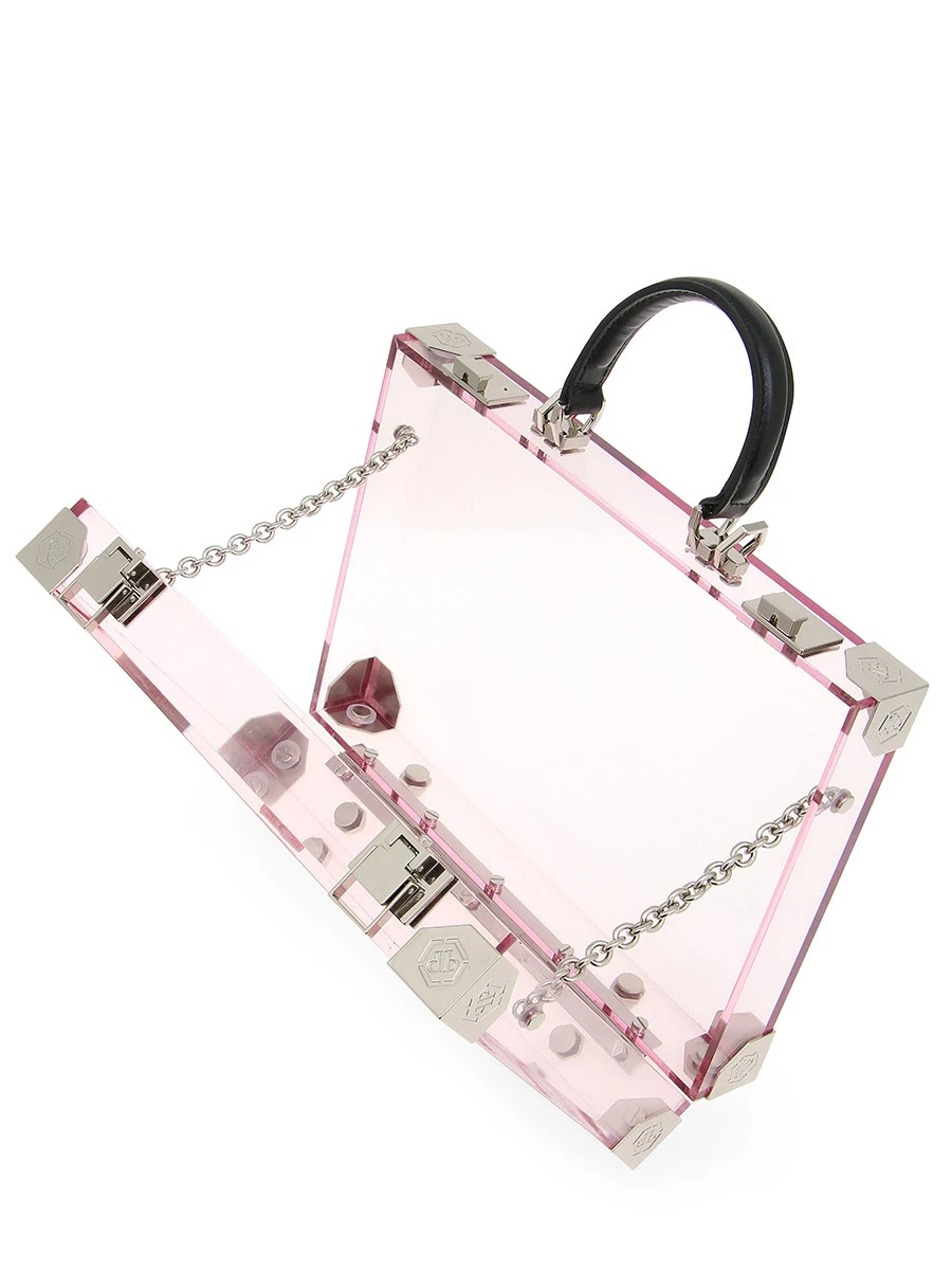 Сумка прозрачная PHILIPP PLEIN WВА0878 03 Розовый  Фото 4
