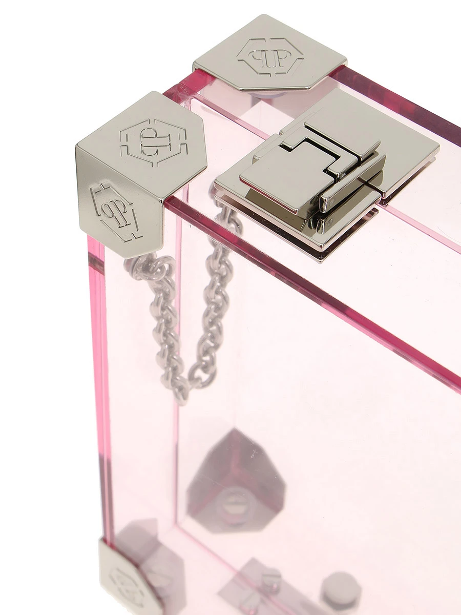 Сумка прозрачная PHILIPP PLEIN WВА0878 03 Розовый  Фото 5