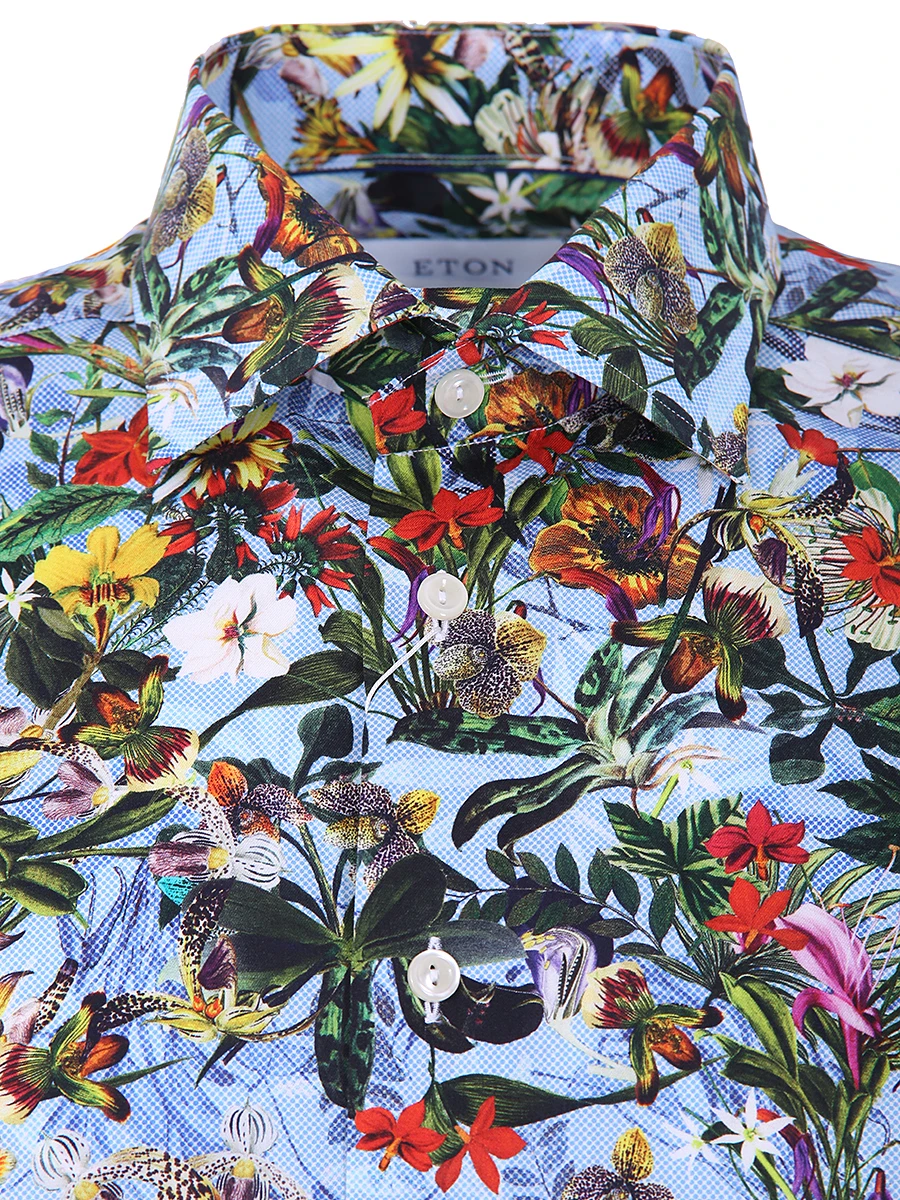 Рубашка Modern Fit с принтом ETON 3089 79311/23 MF, размер 60, цвет мультиколор 3089 79311/23 MF - фото 3
