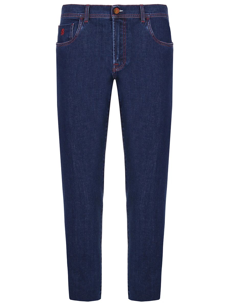 

Джинсы Slim Fit хлопковые, Деним, Costantino36/376 Синий Красный