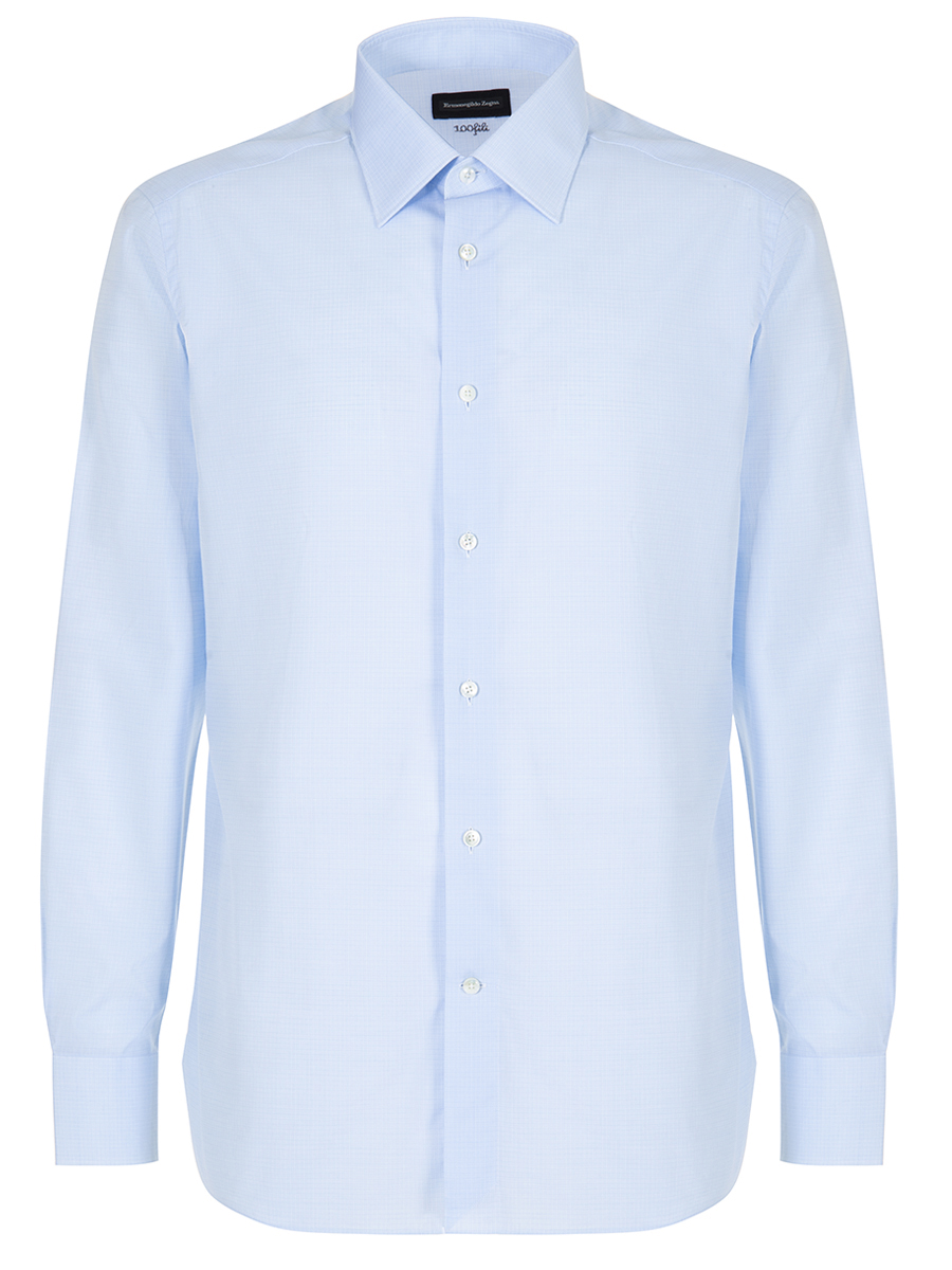 Рубашка хлопковая Tailored Fit ZEGNA