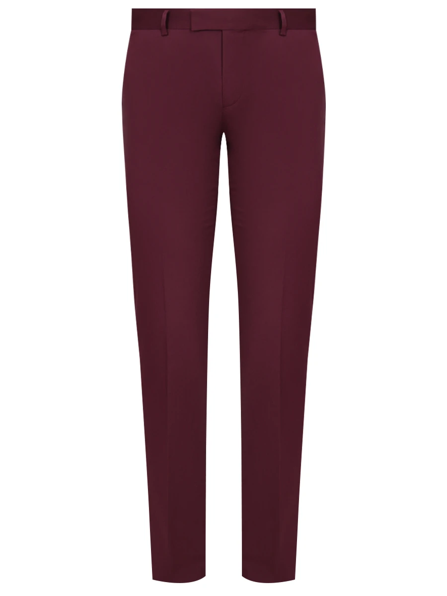 

Хлопковые брюки Slim Fit, Бордовый, 5ZF063 7ASAC2 8 R