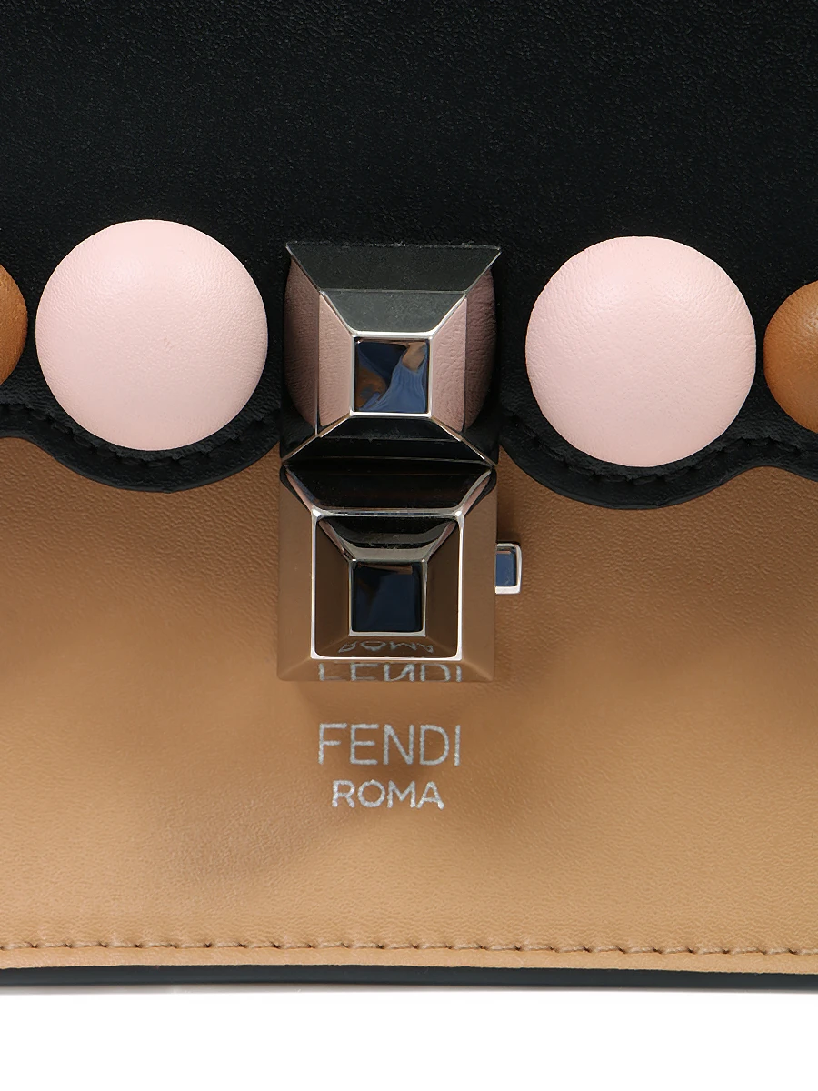 Сумка кожаная FENDI 8M0381 A6CS F162F Коричневый  Фото 4