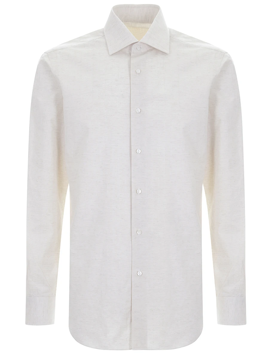 

Рубашка хлопковая Regular Fit, Бежевый, d2u63454501r