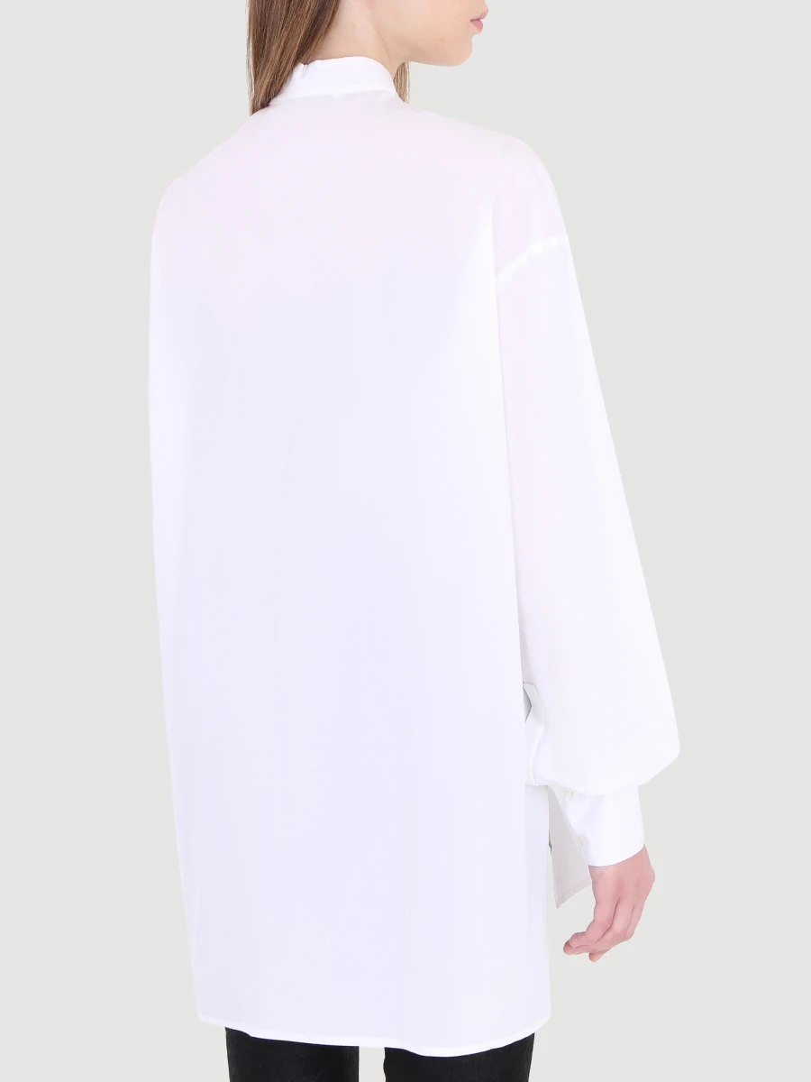 Хлопковая рубашка GENTRYPORTOFINO 4202 PS 01, размер 42, цвет белый - фото 3