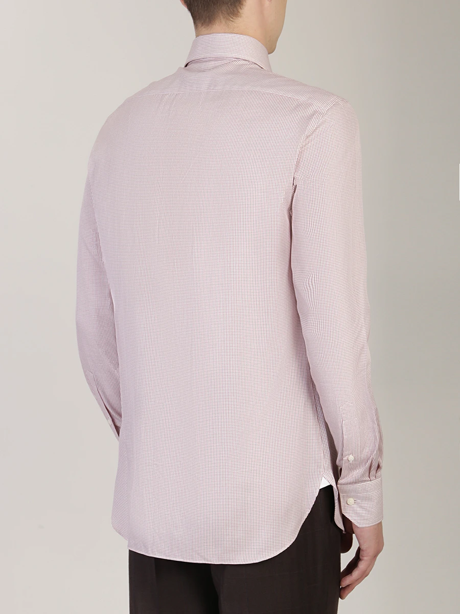 Рубашка хлопковая Tailored Fit ERMENEGILDO ZEGNA 601770, размер 54, цвет белый - фото 3