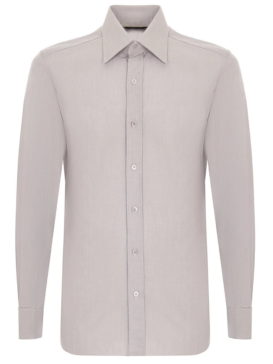 

Рубашка хлопковая Slim Fit, Серый, 8ft220/94s2