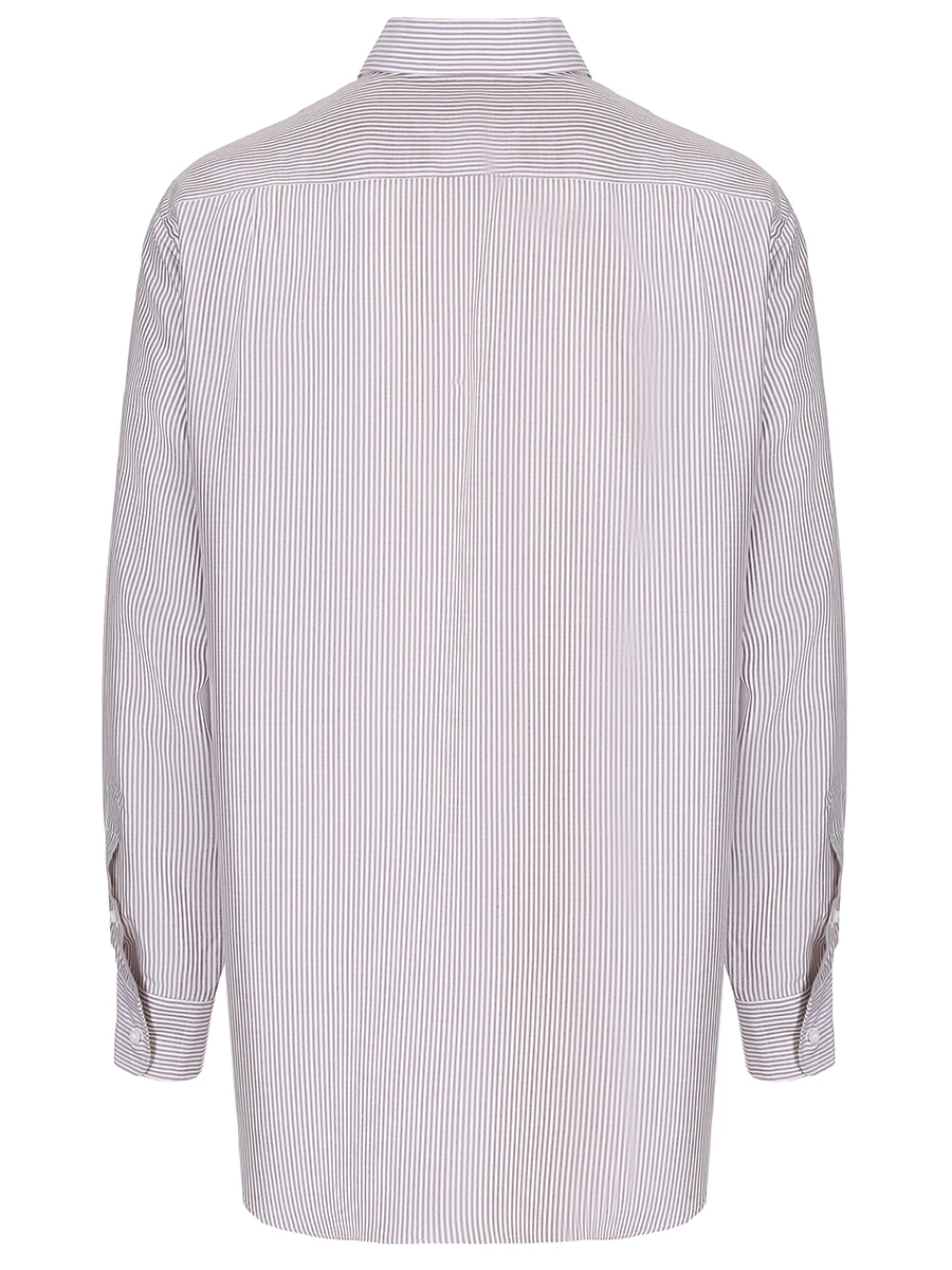 Рубашка Regular Fit шелковая LORO PIANA FAE5662/FOP7, размер 54, цвет бежевый FAE5662/FOP7 - фото 2