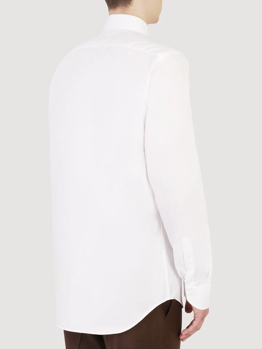 Хлопковая рубашка CANALI GR01592/002/N705 MF, размер 56, цвет белый GR01592/002/N705 MF - фото 3
