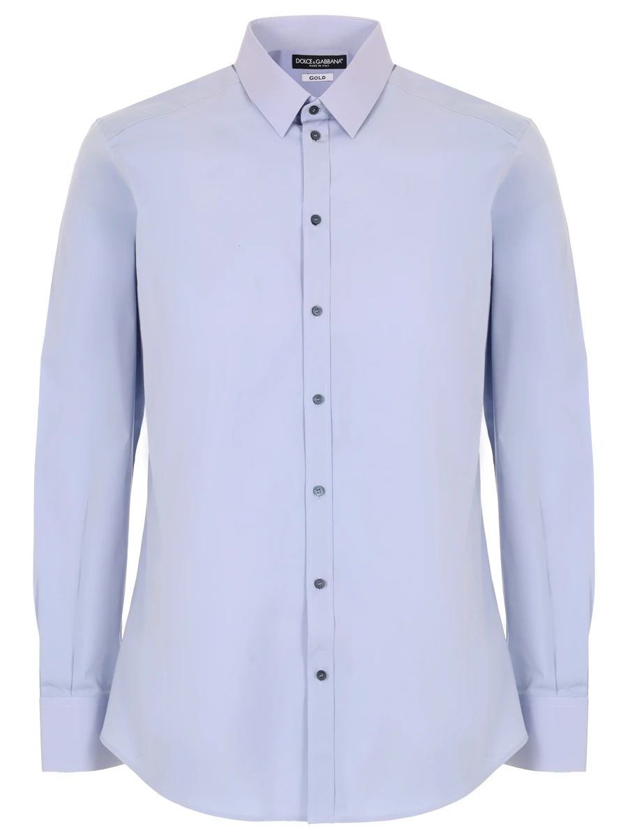 

Рубашка Slim Fit хлопковая, Голубой, g5de1t/fueaj/b0143