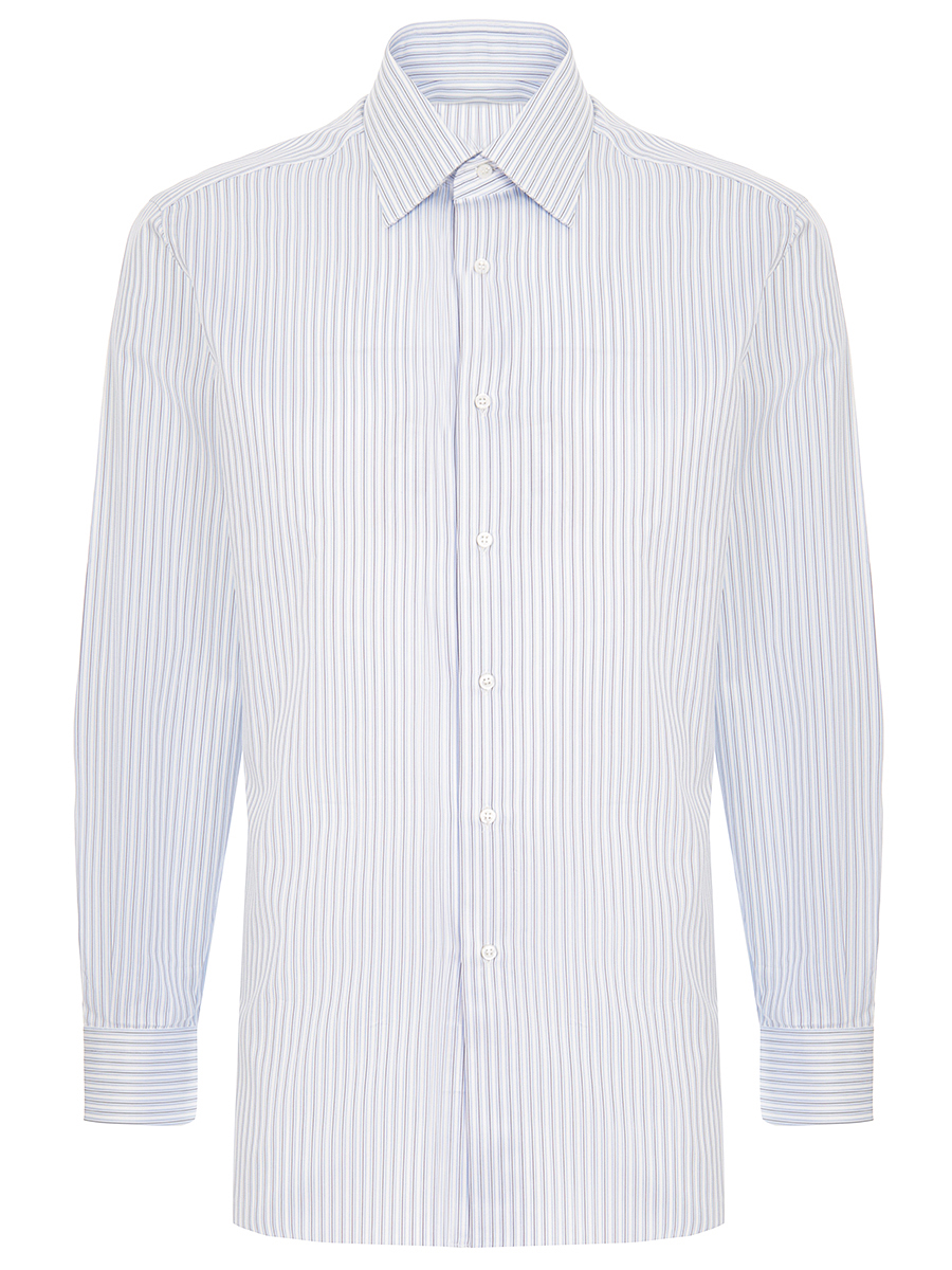 Рубашка Regular Fit хлопковая BRIONI salba Белый 