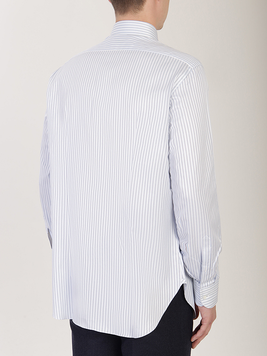 Рубашка Regular Fit хлопковая BRIONI salba Белый  Фото 2