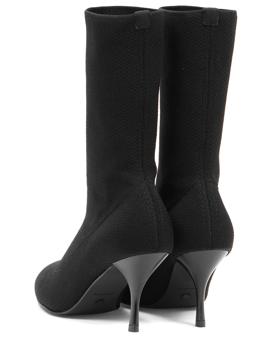 Текстильные ботильоны Violetta STUART WEITZMAN 97806/VIOLETTA 80 Черный  Фото 4