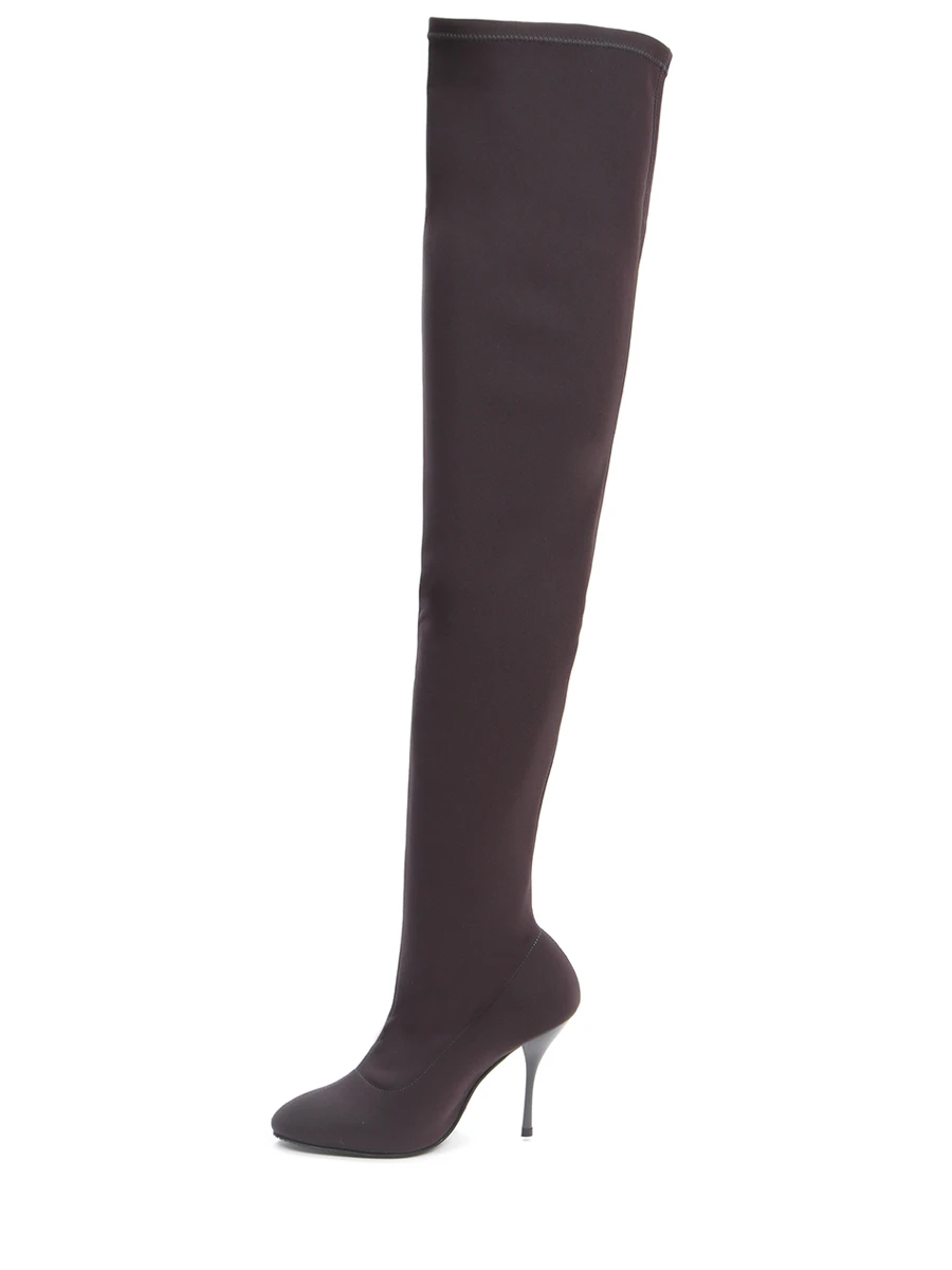 фото Текстильные ботфорты shiloh stuart weitzman