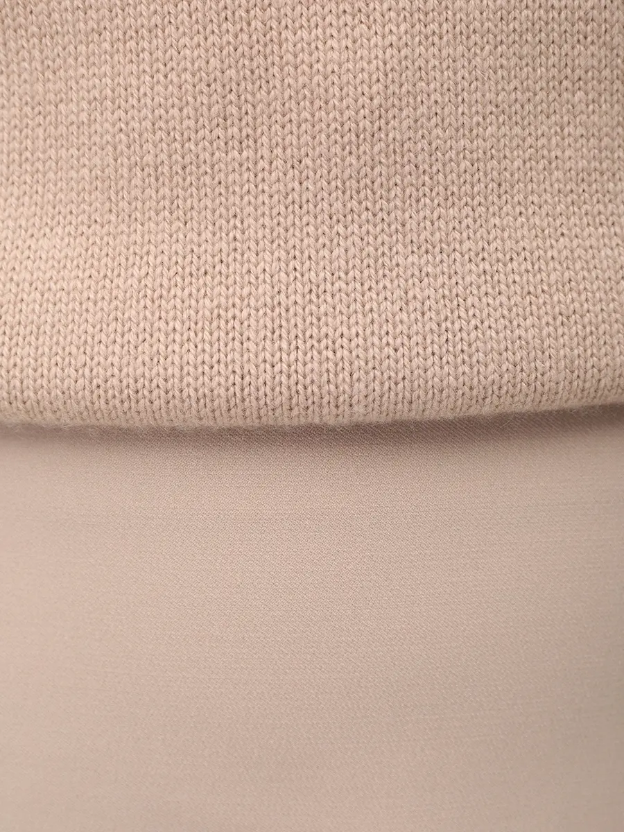 Платье комбинированное LORO PIANA FAI7906 3900 Бежевый  Фото 6
