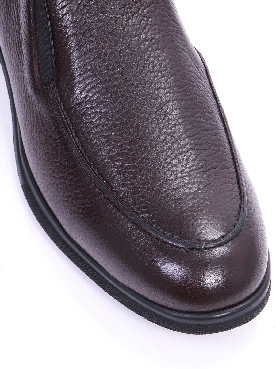 Кожаные ботинки CANALI RF00323/910 251210 Бордовый  Фото 5