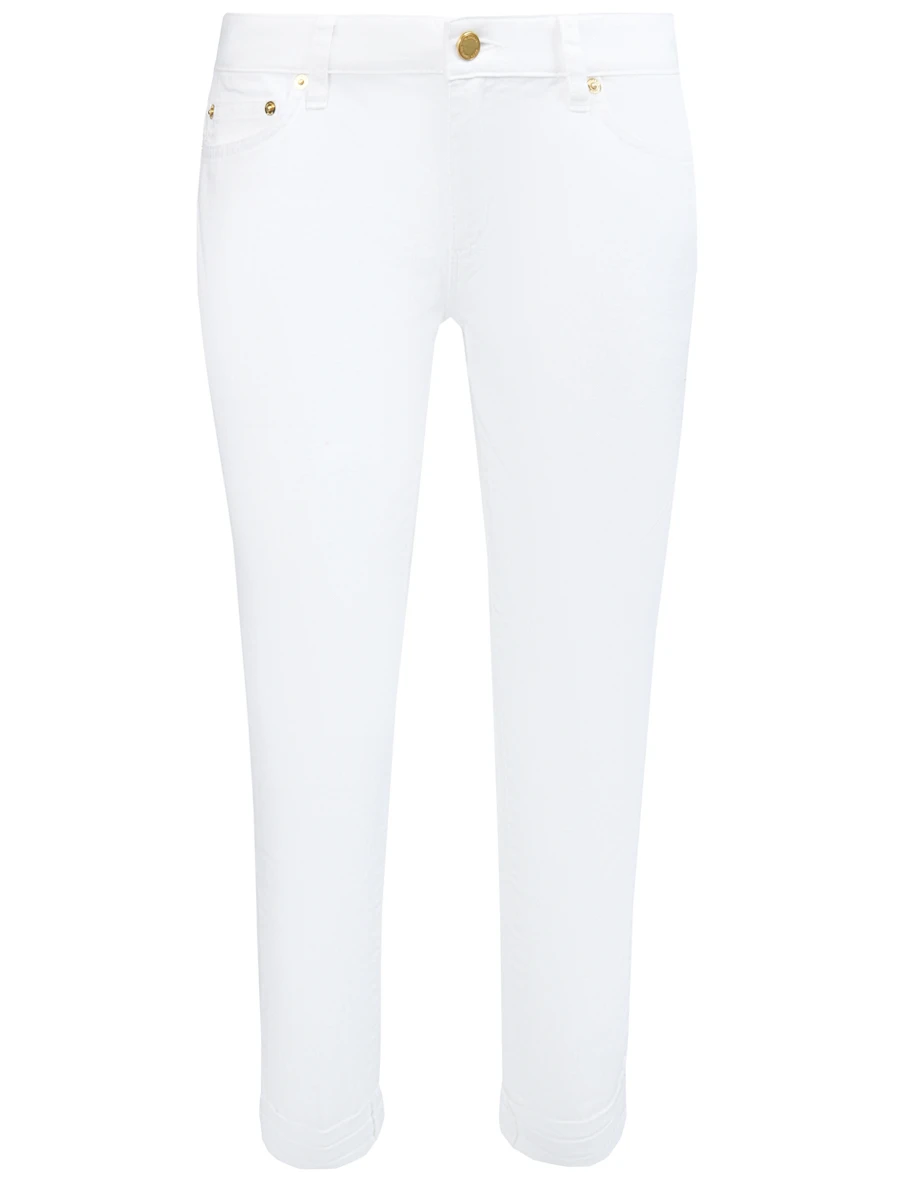 Укороченные джинсы, MH79CLOY69 Белый, MICHAEL MICHAEL KORS, 40821  - купить