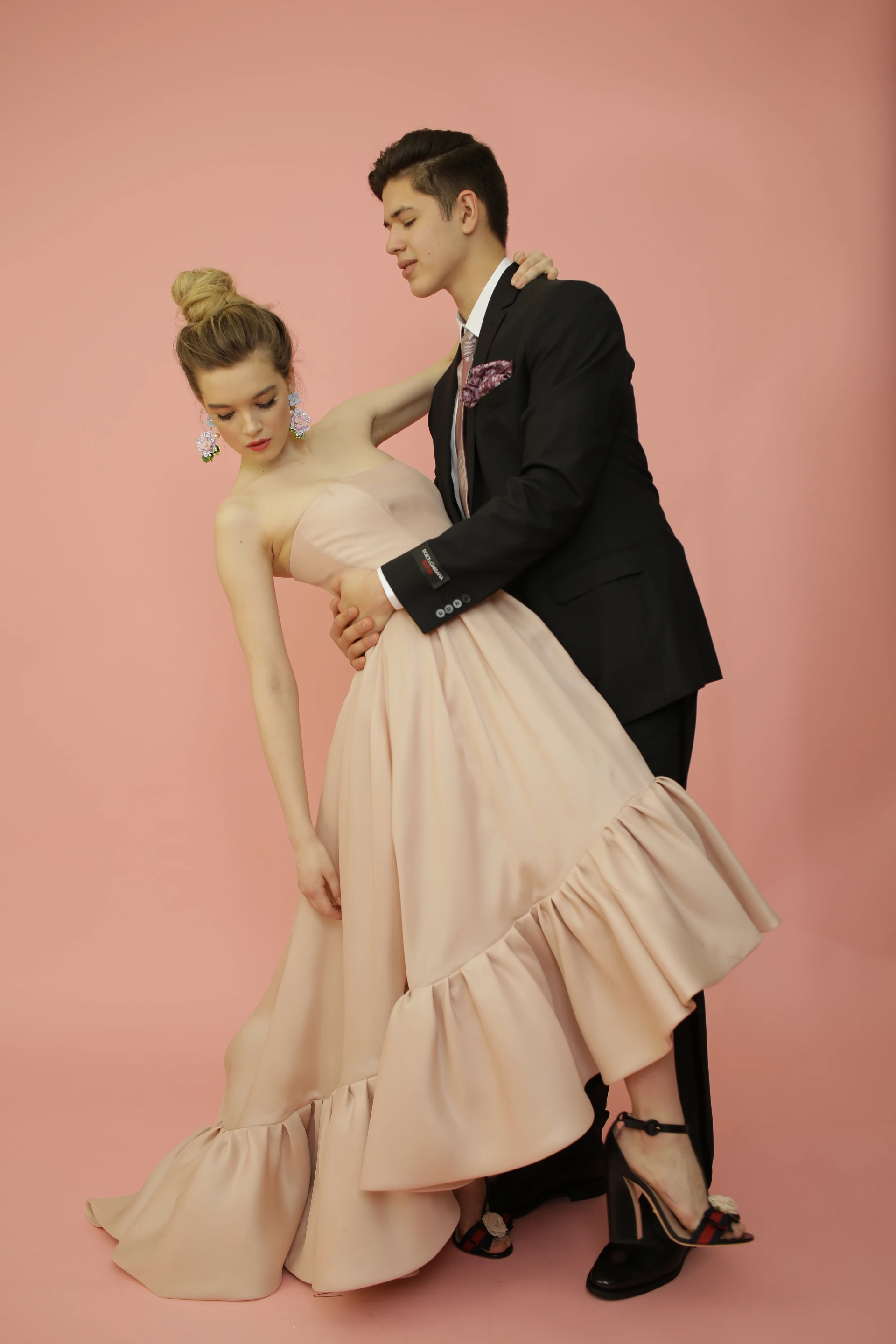 Платье-бюстье REEM ACRA 561821 Роз. пудра Розовый  Фото 6