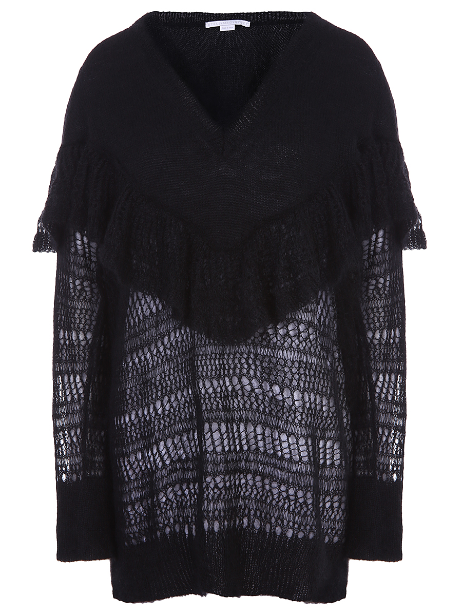 Свитер с сеткой STELLA MCCARTNEY