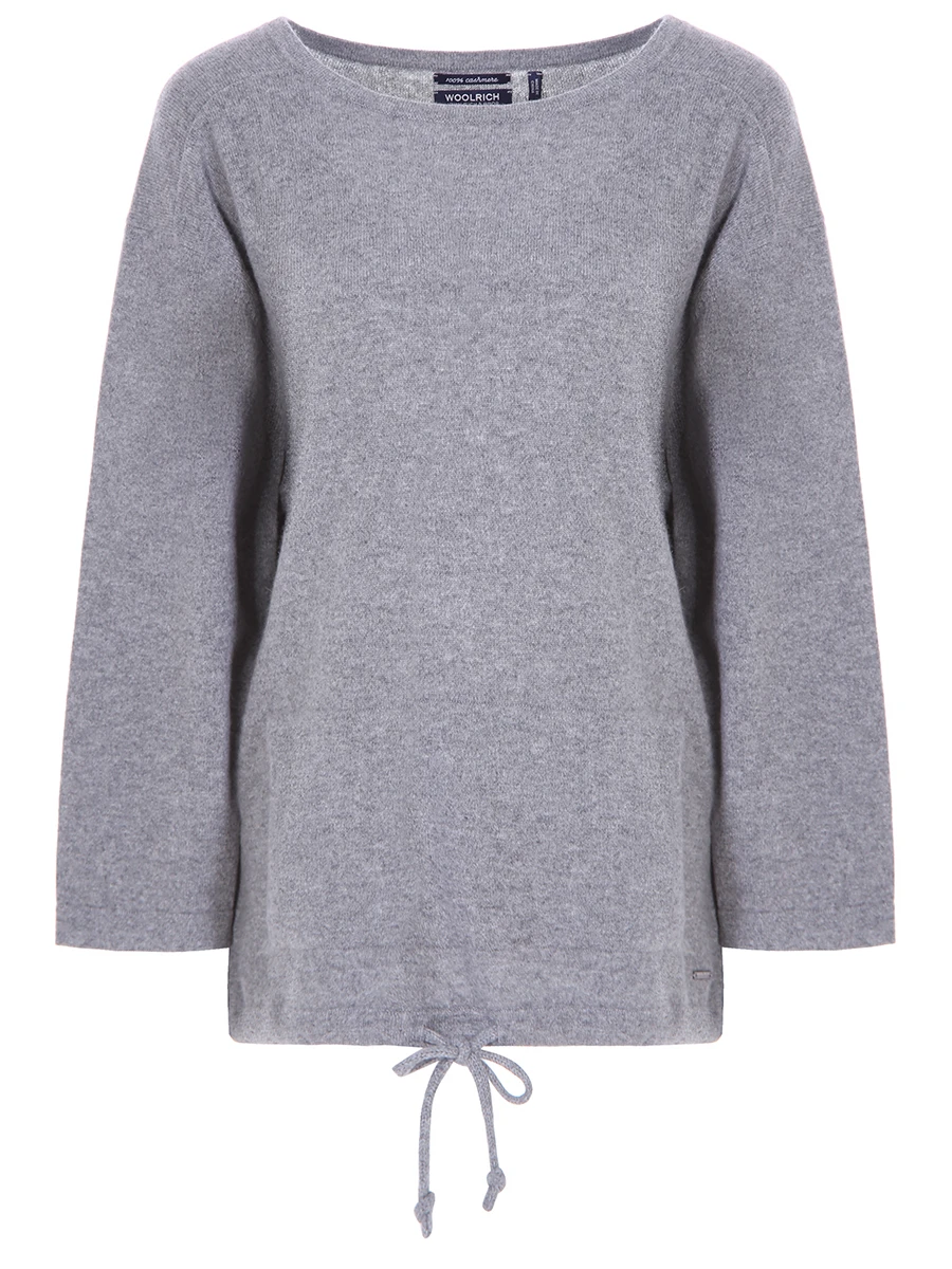 

Кашемировый джемпер на кулиске, Серый, WWMAG1581 Графитный