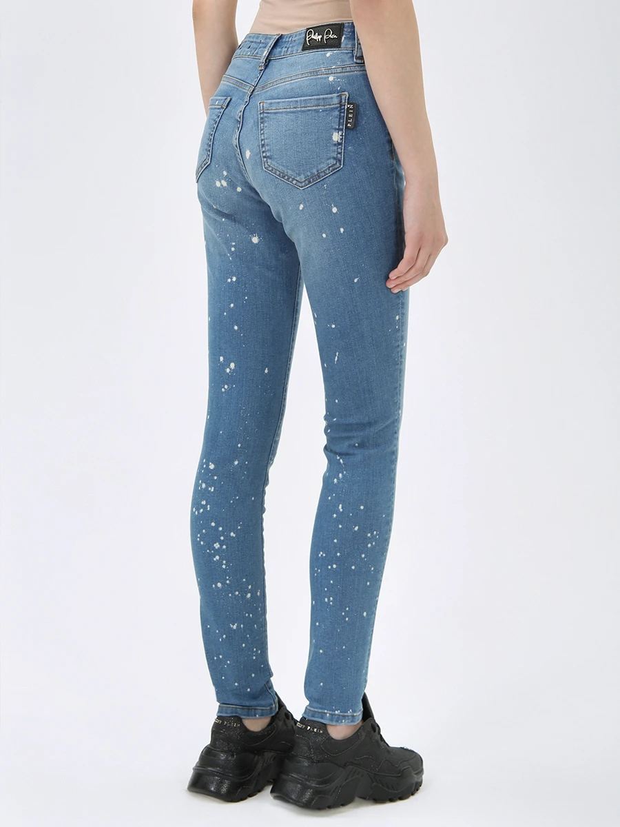 Джинсы Jeggings PHILIPP PLEIN WDT1258/ деним Голубой  Фото 3