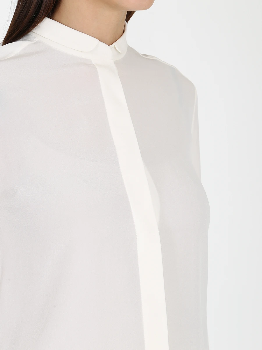 Блуза шелковая CHLOE 14AHT58/14A004б Белый, размер 44 14AHT58/14A004б Белый - фото 5