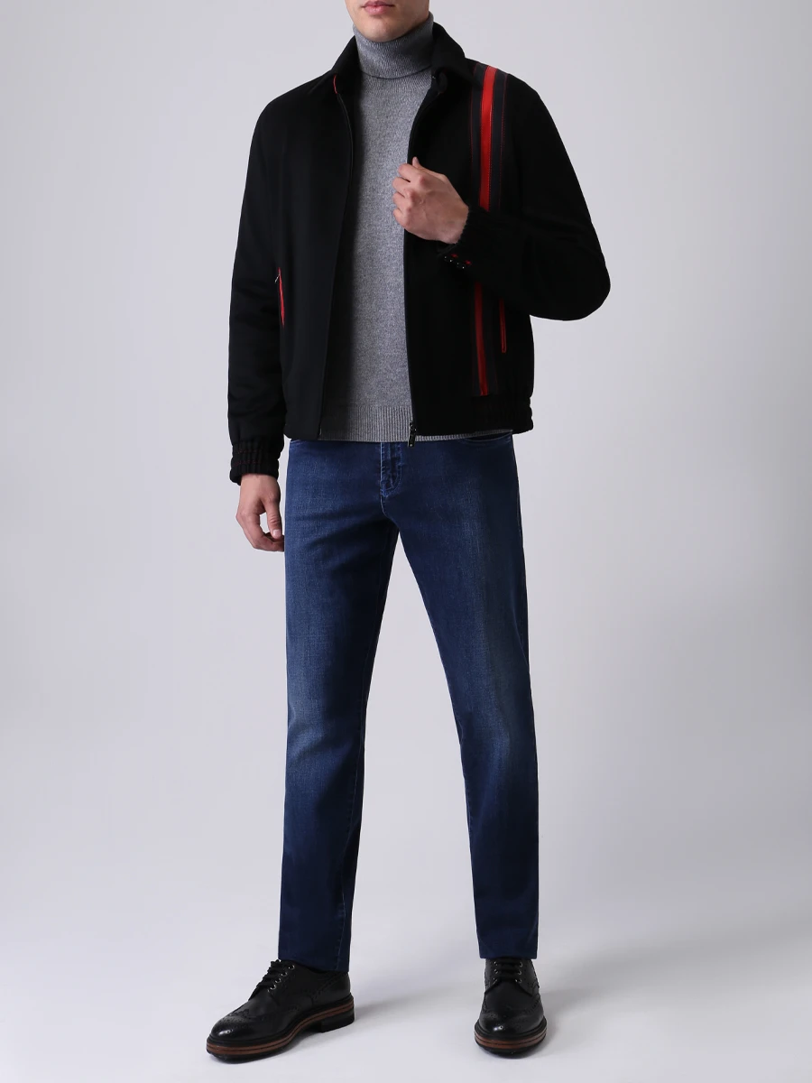 Куртка из кашемира HETTABRETZ ET4208 Черный  Фото 2