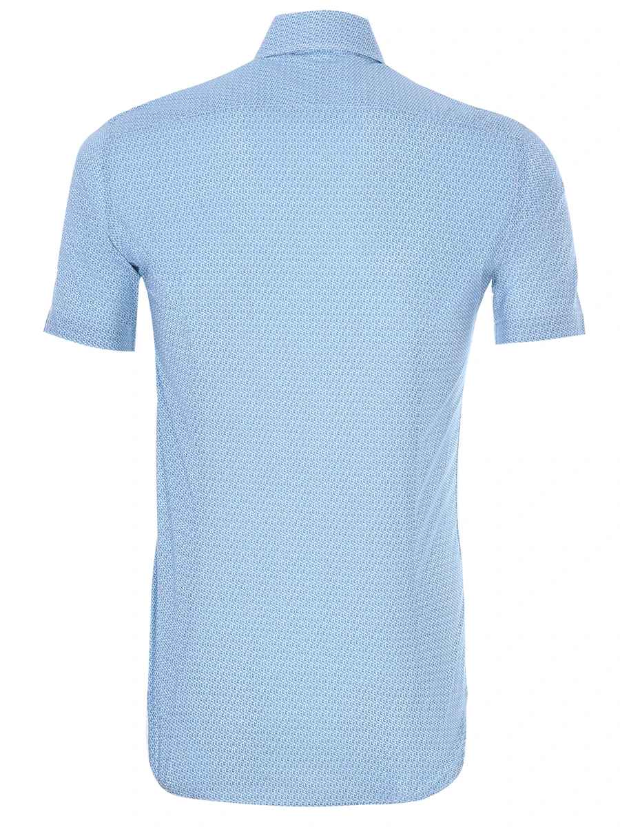 Рубашка с коротким рукавом CANALI GL00456/302 SLIM Бирюзовый, размер 52 GL00456/302 SLIM Бирюзовый - фото 2
