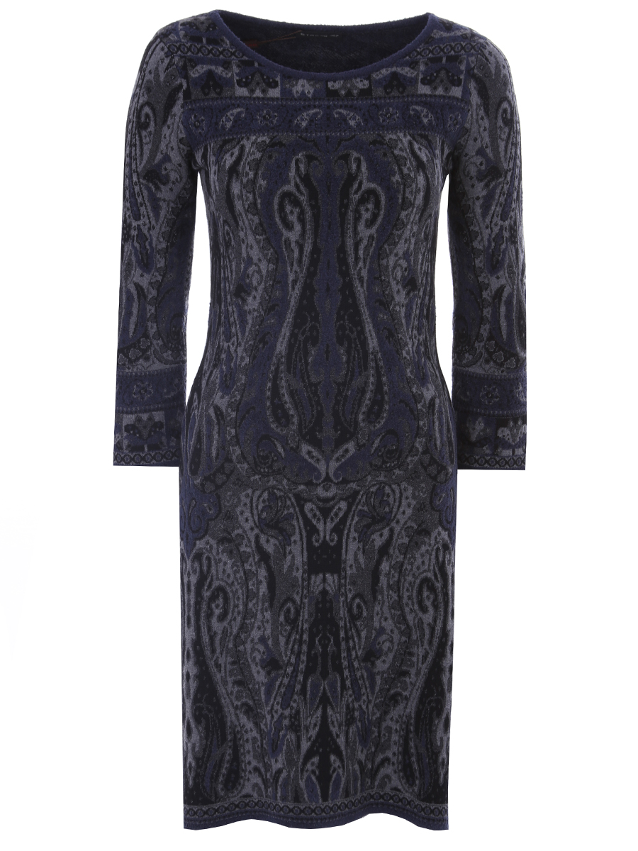 Платье трикотажное с принтом ETRO