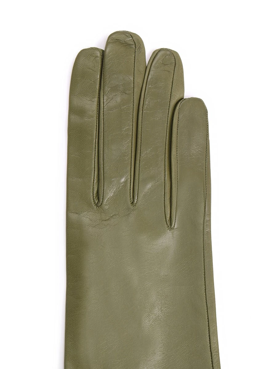 Перчатки кожаные удлиненные SERMONETA GLOVES 301B- Зеленый, размер S - фото 3