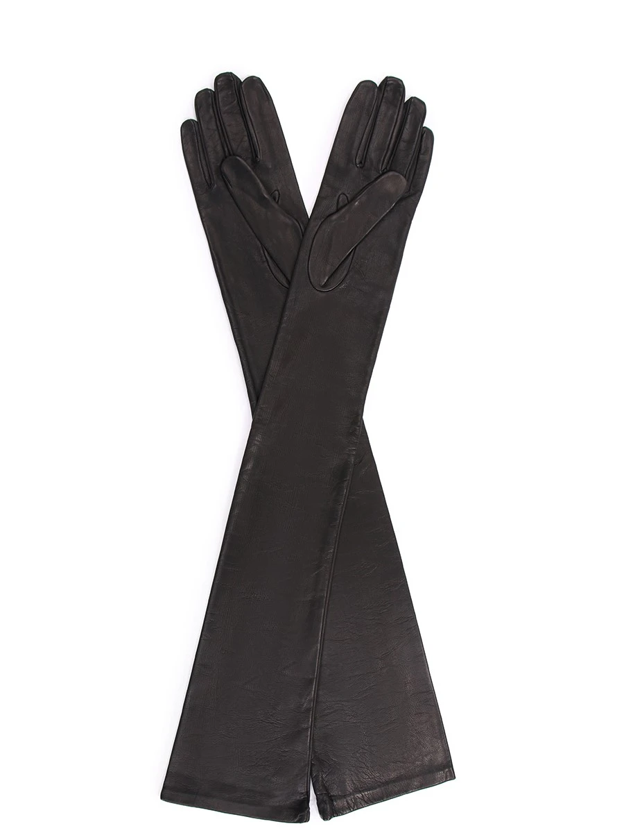 Перчатки кожаные удлиненные SERMONETA GLOVES 301/16-черн, размер XS, цвет черный 301/16-черн - фото 2