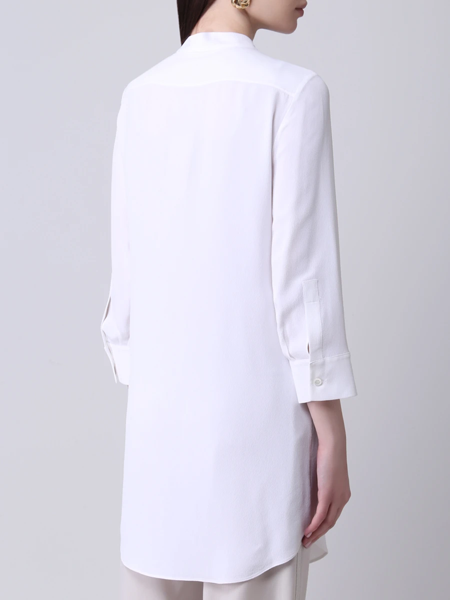 Блуза однотонная MICHAEL KORS 315AKH046-удл. Белый, размер 50 - фото 3