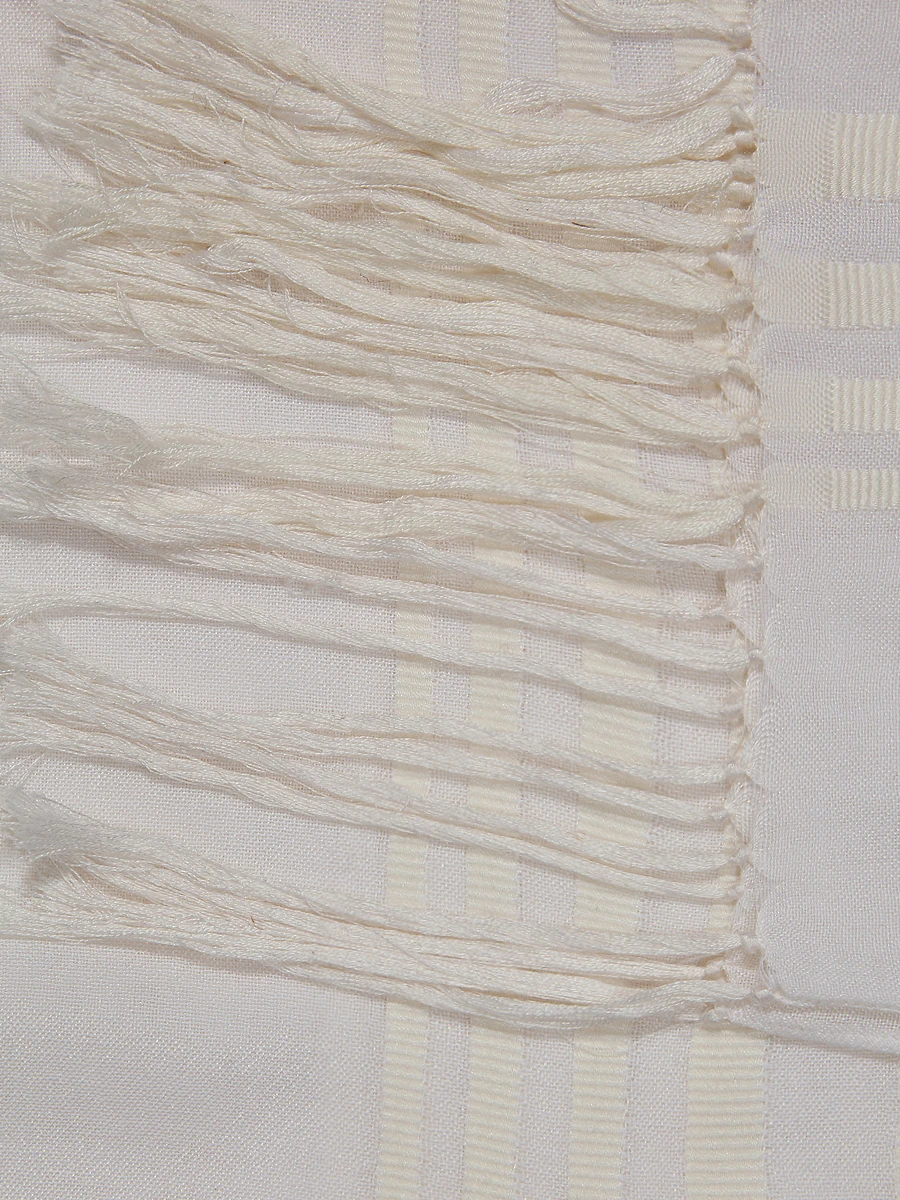 Шарф GUCCI 232591/молочный Кремовый  Фото 4