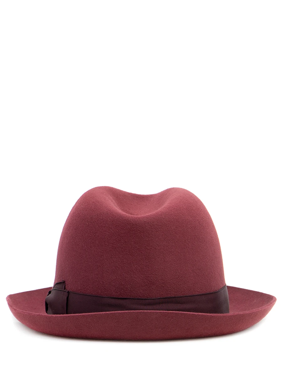Шляпа с полями BORSALINO 1160/4481/бордо Бордовый  Фото 2