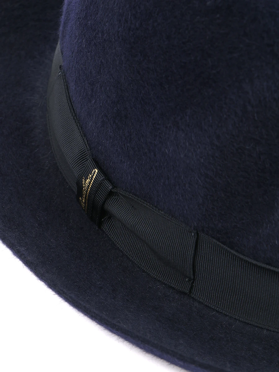 Шерстяная шляпа BORSALINO 4549/0411/т. син Синий  Фото 3