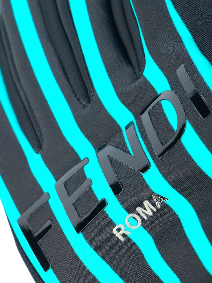 Текстильные перчатки FENDI FAD018 A47S F13W1 Бирюзовый  Фото 3