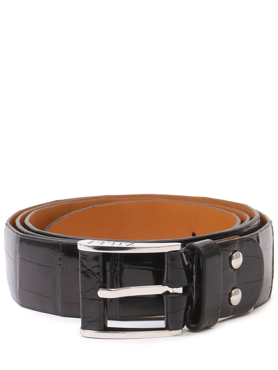 

Ремень из кожи крокодила, Черный, C0126A1011/черн