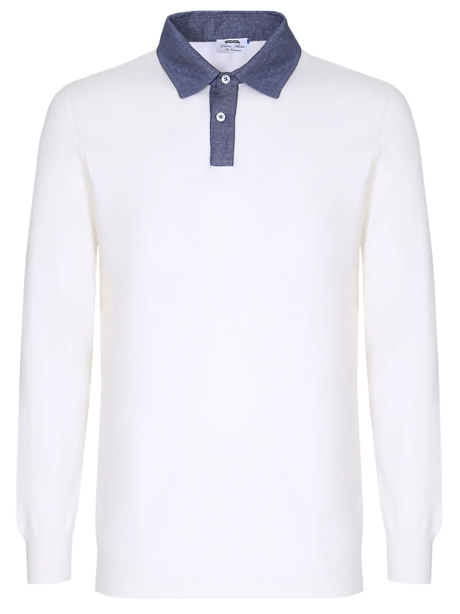 

Поло хлопковое, Белый, KW119F604 AB19 W11