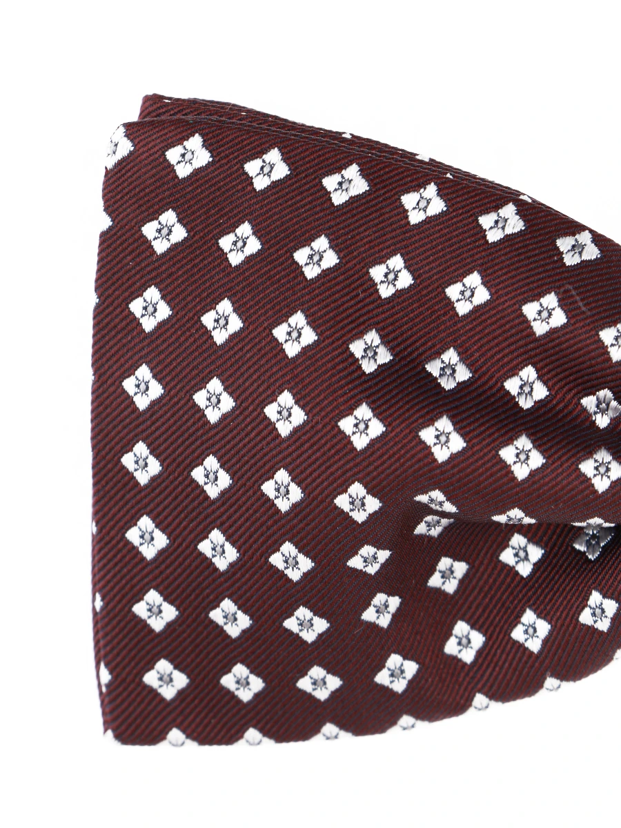 Комплект бабочка и кушак ZEGNA zcq17-15/ Бордовый цветок Бордовый  Фото 3