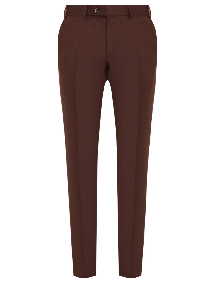

Классические брюки из шерсти, Коричневый, 42200/85